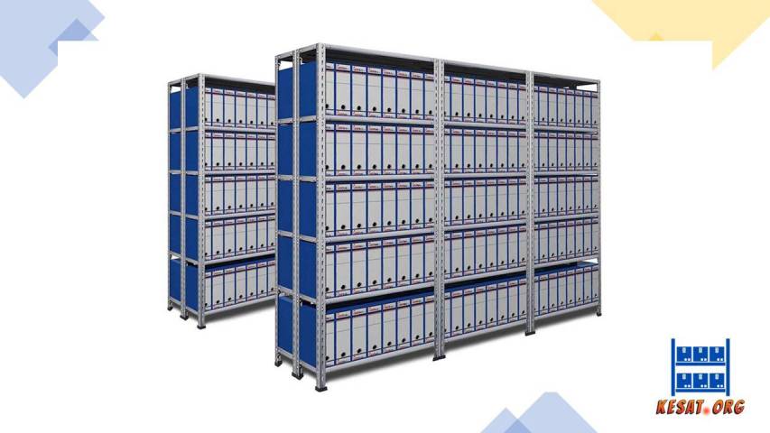 Kệ sắt v lỗ lưu trữ hiệu quả cho thư viện (3)