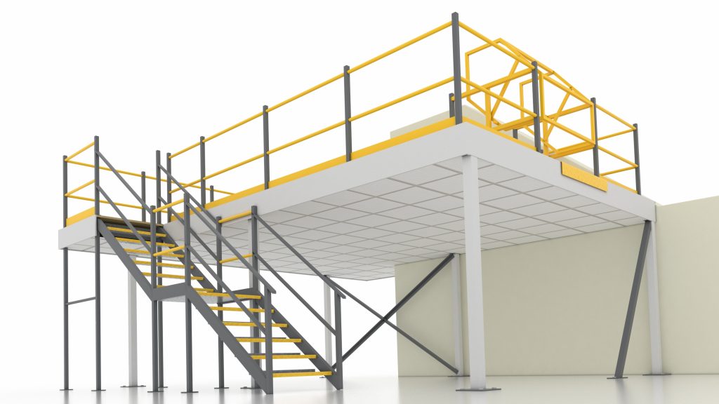 bản vẽ kệ sàn mezzanine