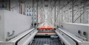 Kệ Pallet Shuttle hiện đại trong kho hàng lớn