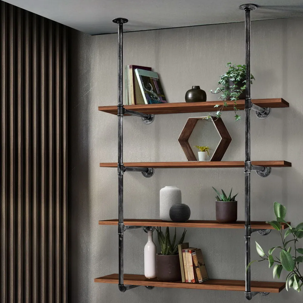 Kệ Sắt Trang Trí Nghệ Thuật Hiện Đại Cho Không Gian Sống 3 Kệ sắt treo tường phòng khách